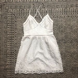 White Lace Cocktail Dress